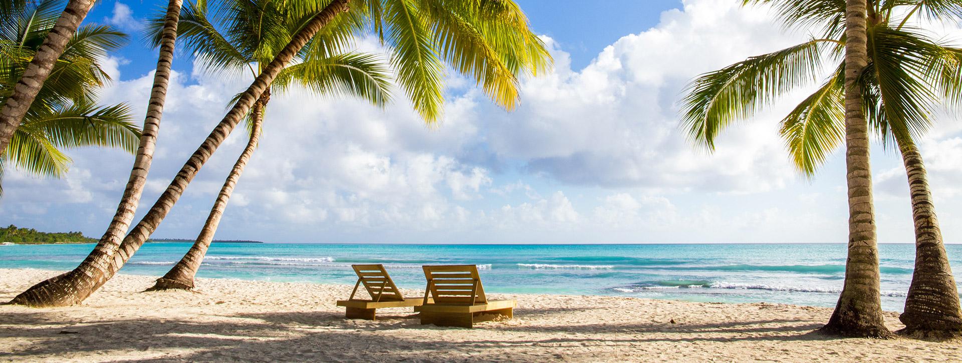 Caribbean island beach